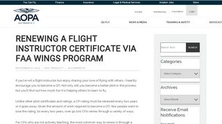 
                            5. Renewing a flight instructor certificate via FAA Wings Program