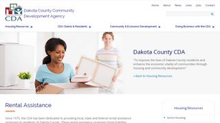 
                            7. Rental Assistance - Dakota County Community Development Agency