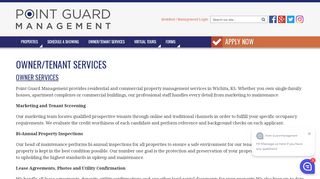 
                            5. Rental Property Tenant Services - Point Guard Management