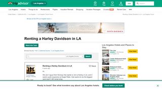 
                            7. Renting a Harley Davidson in LA - Los Angeles Forum - TripAdvisor