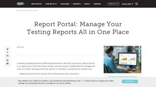 
                            4. Report Portal: Manage Your Testing Reports All in One Place - Epam