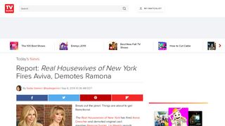 
                            8. Report: Real Housewives of New York Fires Aviva, Demotes ...