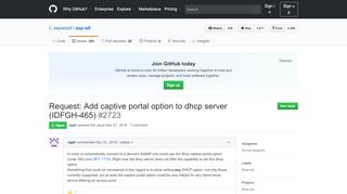 
                            2. Request: Add captive portal option to dhcp server (IDFGH-465) · Issue ...
