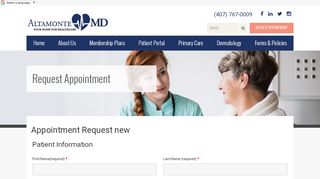 
                            3. Request Appointment – Altamonte MD