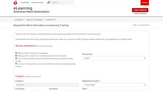 
                            4. Request for eLearning Training - OnlineAHA.org | American Heart ...
