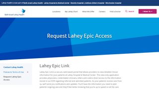 
                            4. Request Lahey Epic Access - Lahey Health