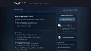 
                            4. Required Ports for Steam - Network/Connection Issues - Knowledge ...