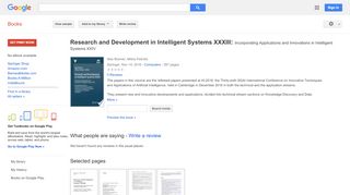 
                            4. Research and Development in Intelligent Systems XXXIII: ...
