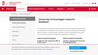 
                            1. Research database Home Research database - University of ...