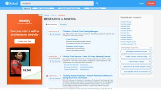 
                            6. RESEARCH in NIGERIA