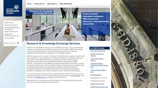 
                            8. Research & Knowledge Exchange Services - University of Strathclyde