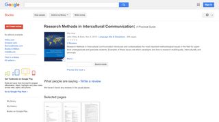 
                            4. Research Methods in Intercultural Communication: A Practical Guide