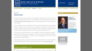 
                            1. Research - Overview - Keefe, Bruyette & Woods