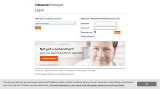 
                            6. Research Professional Sign-in