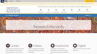 
                            6. Research Records - Utah State Archives - Utah.gov