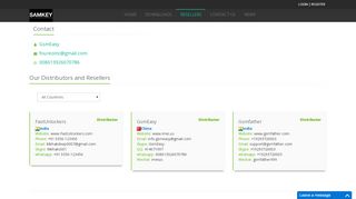 
                            8. Resellers - New samkey.us