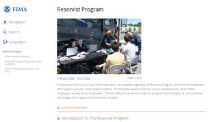 
                            4. Reservist Program | FEMA.gov