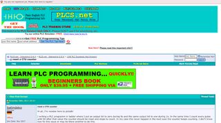 
                            6. reset a CTU counter - PLCS.net - Interactive Q & A - PLCTalk.net