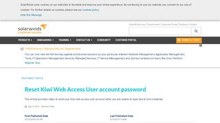 
                            7. Reset Kiwi Web Access User account password