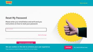 
                            8. Reset My Password - TOTO Energy
