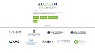 
                            4. Reset Password - Adtalem Global Education