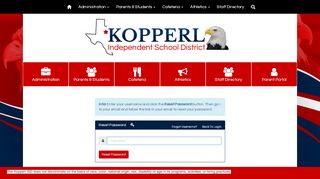 
                            4. Reset Password? - Kopperl Independent School District -