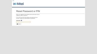 
                            6. Reset Password or PIN - ShoreTel Sky Portal Login