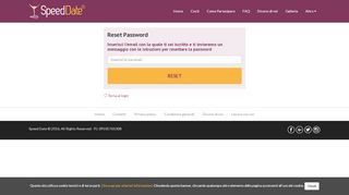 
                            7. Reset Password - SpeedDate