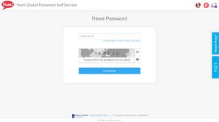 
                            8. Reset Password - Yum!