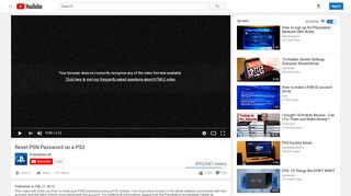 
                            1. Reset PSN Password on a PS3 - YouTube