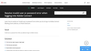 
                            6. Reset your Adobe Connect account password