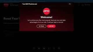 
                            5. Reset your Password - AMC Theatres