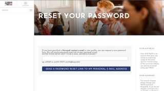 
                            7. Reset your password - My AUP - The American University of Paris