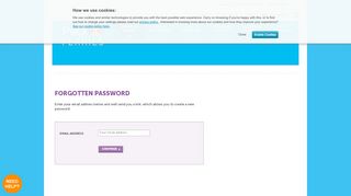 
                            2. reset your password - P&O Ferries - UK