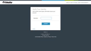 
                            7. Reset Your Password - Step 1 - Fidelity Investments