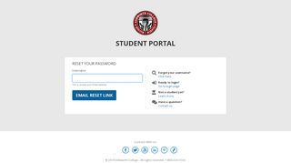 
                            11. RESET YOUR PASSWORD - Student Portal