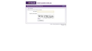 
                            4. Reset.aussie.com.au