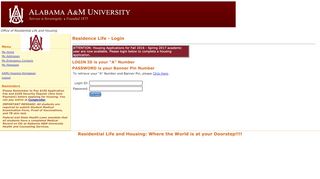 
                            11. Residence Life - Login