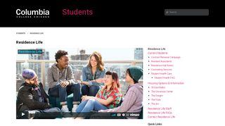 
                            2. Residence Life - Students - Columbia College Chicago