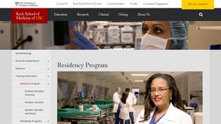 
                            8. Residency Program | Anesthesiology - Keck School of Medicine of USC