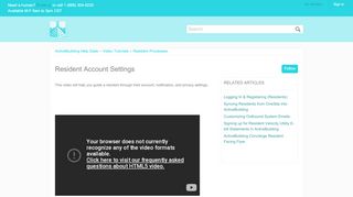 
                            2. Resident Account Settings – ActiveBuilding Help Desk