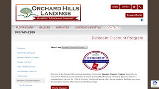 
                            5. Resident Discount Program | Orchard Hills Landings ...