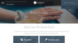 
                            9. Resident information and portal | Avana Uptown