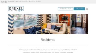 
                            9. Resident Information and Portal | Drexel Flats