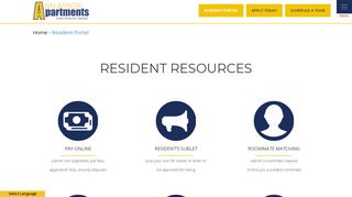 
                            3. Resident Portal - Ann Arbor apartment