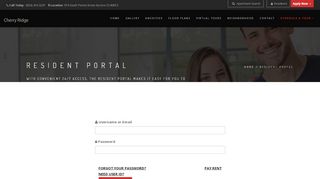 
                            6. Resident Portal for Aurora apartments | Pay ... - Cherry Ridge Apartments