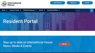 
                            4. Resident Portal | International House