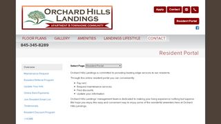 
                            4. Resident Portal - Orchard Hills Landings