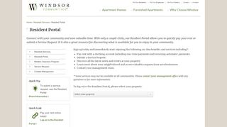 
                            6. Resident Portal - Windsor Communities
