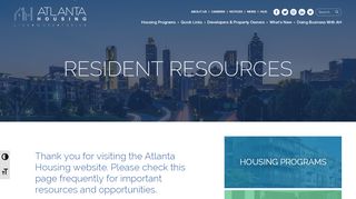 
                            4. Resident Resources | Atlanta Housing Authority